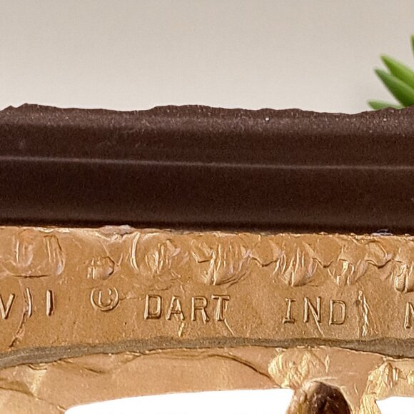 Vtg Dart Ind. Wall Shelf #3056 Gold Ornate Hollywood Regency MCM Roses Gilt USA - Picture 10 of 14